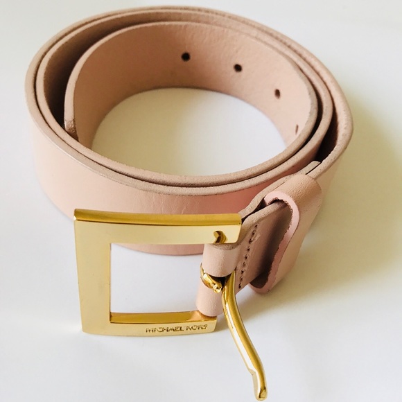 michael kors belt womens pink